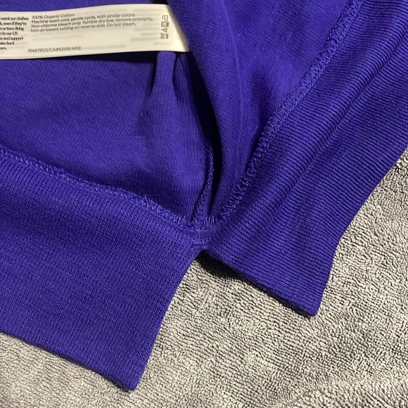 Eileen Fisher Stunning Royal Blue short waisted Boxy Tunic. Size S/P - Picture 4 of 9